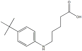 5-[(4-tert-butylphenyl)amino]pentanoic acid Struktur