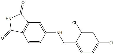 5-{[(2,4-dichlorophenyl)methyl]amino}-2,3-dihydro-1H-isoindole-1,3-dione Struktur