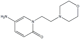 5-amino-1-[2-(morpholin-4-yl)ethyl]-1,2-dihydropyridin-2-one Struktur