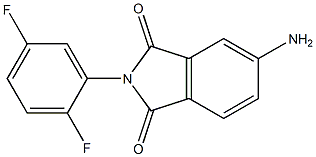 5-amino-2-(2,5-difluorophenyl)-2,3-dihydro-1H-isoindole-1,3-dione Struktur