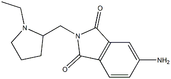 5-amino-2-[(1-ethylpyrrolidin-2-yl)methyl]-2,3-dihydro-1H-isoindole-1,3-dione Struktur