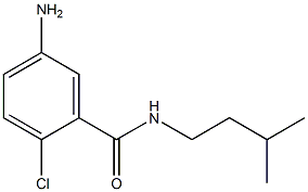 5-amino-2-chloro-N-(3-methylbutyl)benzamide Struktur