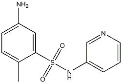 5-amino-2-methyl-N-(pyridin-3-yl)benzene-1-sulfonamide Struktur