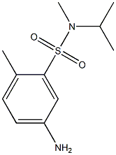 5-amino-N,2-dimethyl-N-(propan-2-yl)benzene-1-sulfonamide Struktur