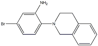 5-bromo-2-(3,4-dihydroisoquinolin-2(1H)-yl)aniline Struktur