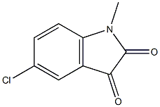 5-chloro-1-methyl-2,3-dihydro-1H-indole-2,3-dione Struktur