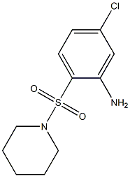 5-chloro-2-(piperidine-1-sulfonyl)aniline Struktur