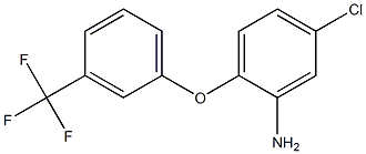 5-chloro-2-[3-(trifluoromethyl)phenoxy]aniline Struktur