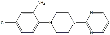 5-chloro-2-[4-(pyrimidin-2-yl)piperazin-1-yl]aniline Struktur