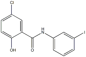 5-chloro-2-hydroxy-N-(3-iodophenyl)benzamide Struktur