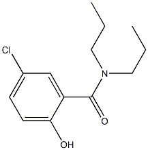 5-chloro-2-hydroxy-N,N-dipropylbenzamide Struktur