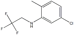 5-chloro-2-methyl-N-(2,2,2-trifluoroethyl)aniline Struktur