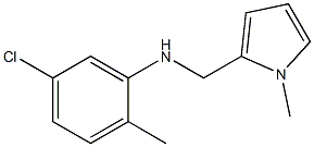 5-chloro-2-methyl-N-[(1-methyl-1H-pyrrol-2-yl)methyl]aniline Struktur