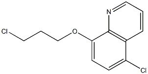 5-chloro-8-(3-chloropropoxy)quinoline Struktur