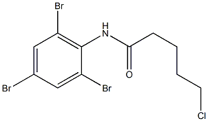 5-chloro-N-(2,4,6-tribromophenyl)pentanamide Struktur