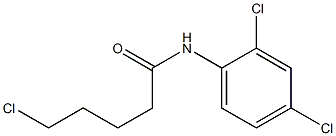 5-chloro-N-(2,4-dichlorophenyl)pentanamide Struktur