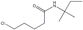 5-chloro-N-(2-methylbutan-2-yl)pentanamide Struktur