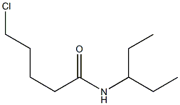 5-chloro-N-(pentan-3-yl)pentanamide Struktur