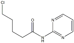 5-chloro-N-(pyrimidin-2-yl)pentanamide Struktur