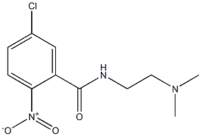 5-chloro-N-[2-(dimethylamino)ethyl]-2-nitrobenzamide Struktur