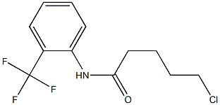 5-chloro-N-[2-(trifluoromethyl)phenyl]pentanamide Struktur