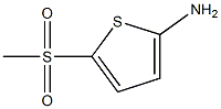 5-methanesulfonylthiophen-2-amine Struktur