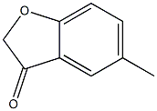 5-methyl-2,3-dihydro-1-benzofuran-3-one Struktur