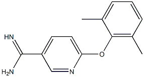 6-(2,6-dimethylphenoxy)pyridine-3-carboximidamide Struktur