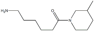 6-(3-methylpiperidin-1-yl)-6-oxohexan-1-amine Struktur