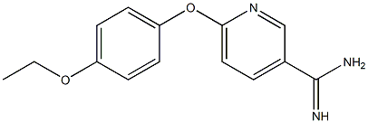 6-(4-ethoxyphenoxy)pyridine-3-carboximidamide Struktur