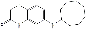 6-(cyclooctylamino)-3,4-dihydro-2H-1,4-benzoxazin-3-one Struktur