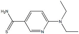 6-(diethylamino)pyridine-3-carbothioamide Struktur