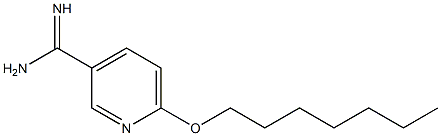 6-(heptyloxy)pyridine-3-carboximidamide Struktur