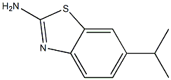 6-(propan-2-yl)-1,3-benzothiazol-2-amine Struktur