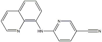 6-(quinolin-8-ylamino)nicotinonitrile Struktur