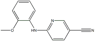 6-[(2-methoxyphenyl)amino]nicotinonitrile Struktur