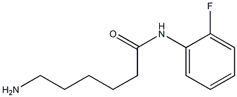 6-amino-N-(2-fluorophenyl)hexanamide Struktur