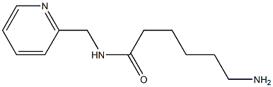 6-amino-N-(pyridin-2-ylmethyl)hexanamide Struktur