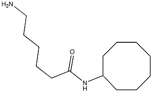 6-amino-N-cyclooctylhexanamide Struktur