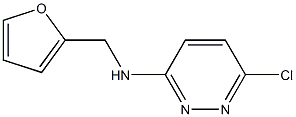 6-chloro-N-(furan-2-ylmethyl)pyridazin-3-amine Struktur