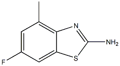 6-fluoro-4-methyl-1,3-benzothiazol-2-amine Struktur