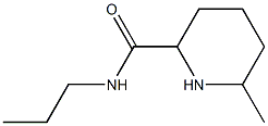 6-methyl-N-propylpiperidine-2-carboxamide Struktur