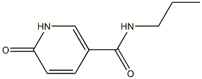 6-oxo-N-propyl-1,6-dihydropyridine-3-carboxamide Struktur