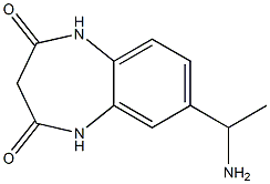 7-(1-aminoethyl)-2,3,4,5-tetrahydro-1H-1,5-benzodiazepine-2,4-dione Struktur