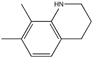 7,8-dimethyl-1,2,3,4-tetrahydroquinoline Struktur