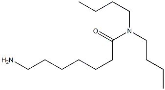 7-amino-N,N-dibutylheptanamide Struktur