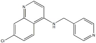 7-chloro-N-(pyridin-4-ylmethyl)quinolin-4-amine Struktur