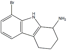 8-bromo-2,3,4,9-tetrahydro-1H-carbazol-1-amine Struktur