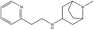 8-methyl-N-[2-(pyridin-2-yl)ethyl]-8-azabicyclo[3.2.1]octan-3-amine Struktur