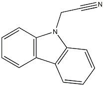 9H-carbazol-9-ylacetonitrile Struktur